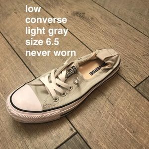 Low top slip on converse